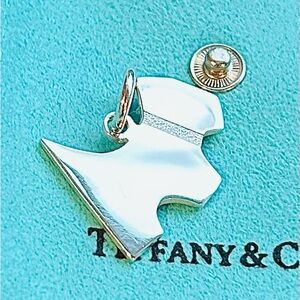 Tiffany & Co 💯% Auth Scottish Terrier Charm/Pendant w/Pouch ✨925 Sterling✨EUC✨